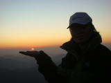 シナイ山での日の出