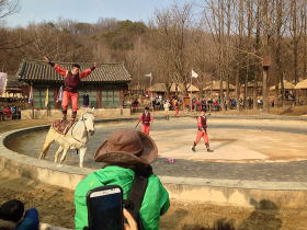 韓国民俗村　伝統武芸