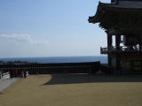 薬泉寺から見た済州の海