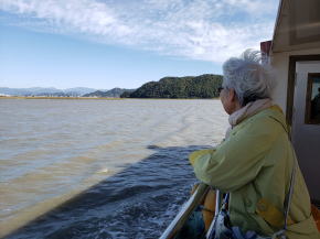 順天湿地帯観光船から