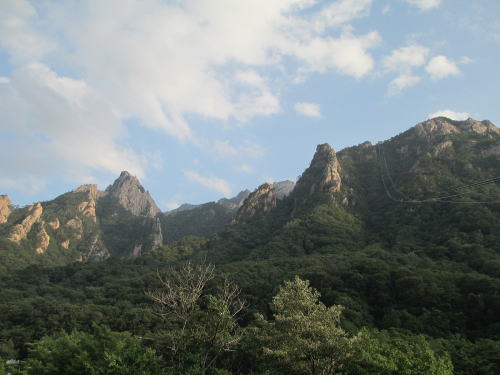 雪岳山国立公園　小公園