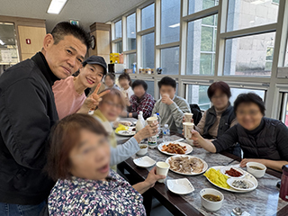 漬け立てキムチのゆで豚で乾杯