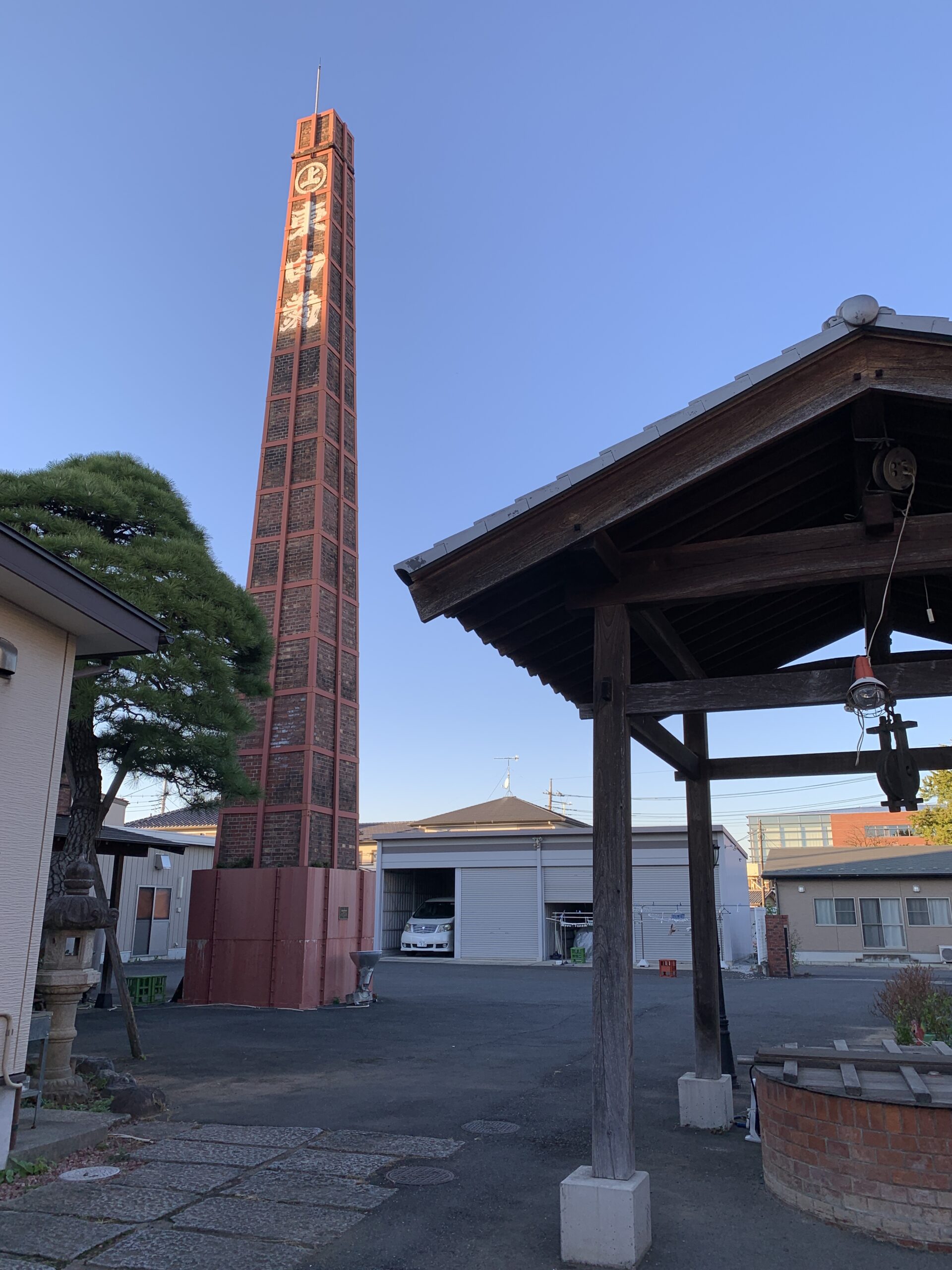 日本煉瓦製造レンガ造の煙突