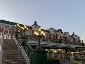 レンガ造りの深谷駅