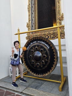 バンコク寺院巡りワットポーの銅鑼