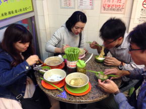 マカオでの朝食