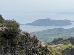 寒霞渓から池田港