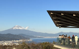 国内旅行　日本平から富士山