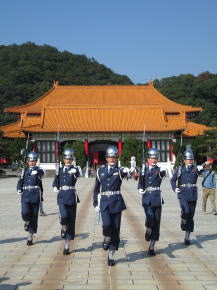 台北忠烈祠　衛兵交代