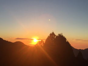 阿里山　夕陽