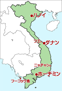 ベトナム観光マップ
